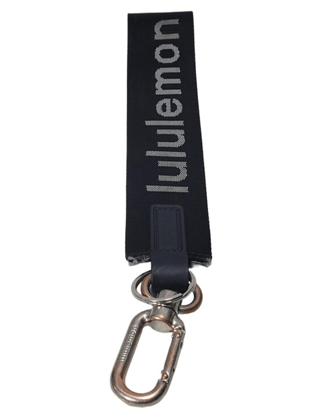lululemon Never Lost Keychain in Black